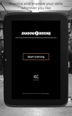 Shadow Boxing Workout Creator android App screenshot 0