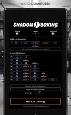 Shadow Boxing Workout Creator android App screenshot 12