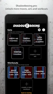 Shadow Boxing Workout Creator android App screenshot 16