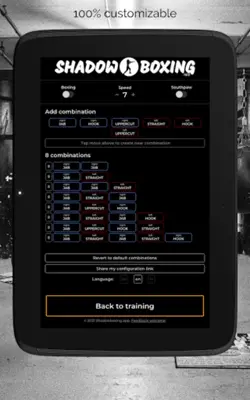 Shadow Boxing Workout Creator android App screenshot 4